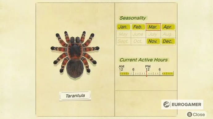 22827 animal crossing tarantula net