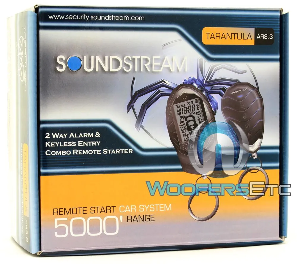 22870 soundstream tarantula remote start vehicle