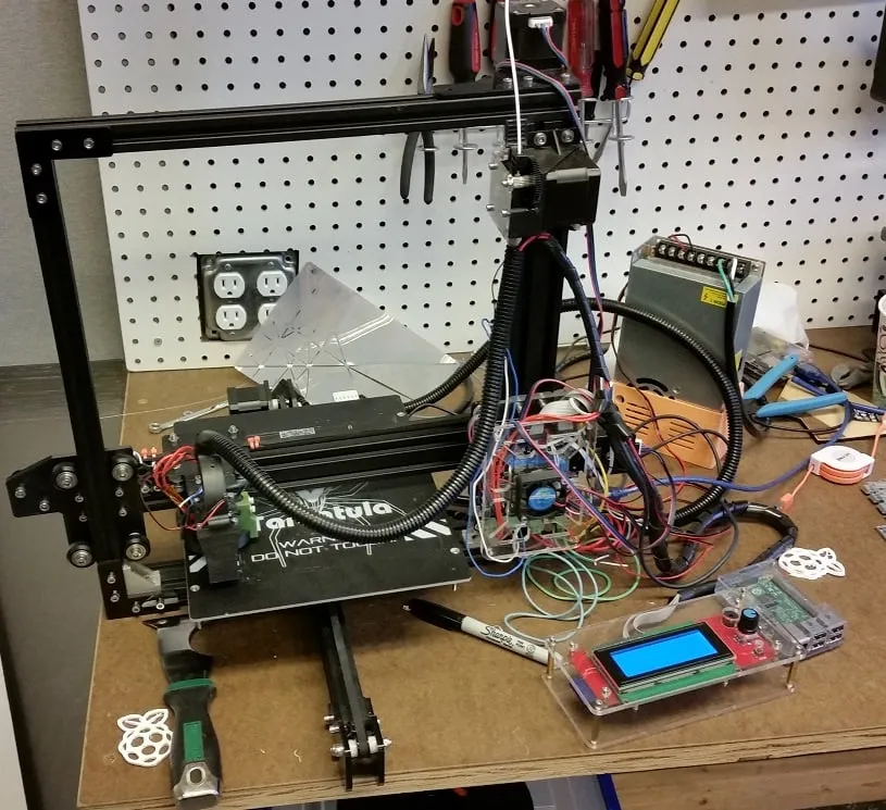 22917 tarantula 3d printer assembled